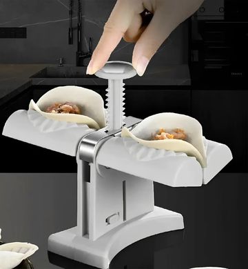 Машинка для изготовления домашних вареников и пельменей MA-24 TOS Dumpling mold, серый