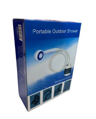 Душ портативний кемпінговий Gotel Q16H Outdoor Shower на 20 л з помпою від акумулятора 2200 mah.