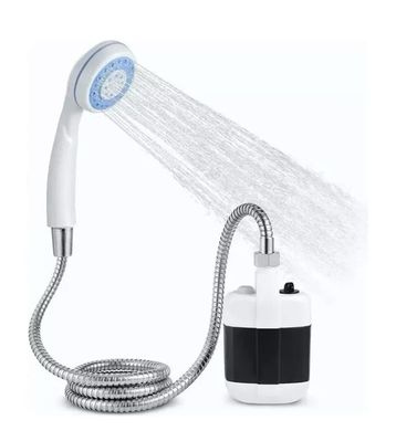 Душ портативный кемпинговый Gotel Q16H Outdoor Shower на 20 л с помпой от аккумулятора 2200 mah, Туристический переносной душ с насосом