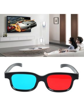 Анагліфні 3D окуляри TV Digital стерео, телевізійні аксесуари, Чорний