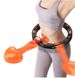 Массажный спортивный обруч Хулахуп Hula Hoop для похудения живота и боков, Оранжевый