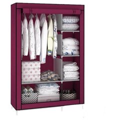 Складна тканинна шафа-органайзер для речей Storage Wardrobe 88105 гардероб на 2 секції, 105 х 45 х 170 см, в асортименті