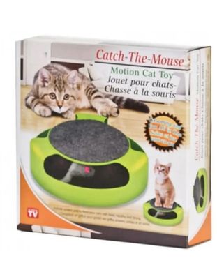 Інтерактивна іграшка кігтеточка для котів та кішок зловити мишку Catch The Mouse, в асортименті