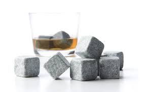 Камни охлаждающие для виски Whiskey Stones-2 B, Светло-серый