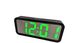 Электронные настольные LED часы DT-6508 зеленые зеркальные с термометром и календарем, Черный