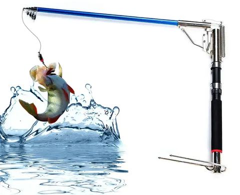 Автоматична компактна телескопічна Вудка самопідсікаюча 2.1м портативний Спінінг телескопічний король риболовлі, з подвійним налаштуванням, регульований механізм для лову риби, хитра вудка, удилмще для рибалок