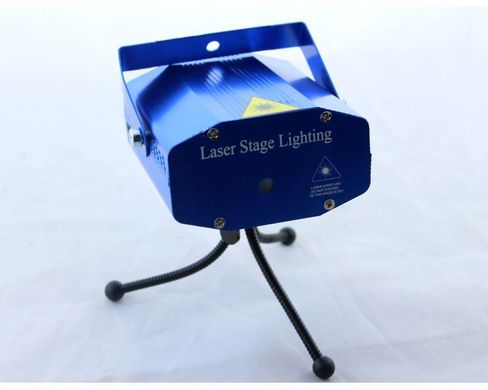 Лазерний проектор Диско Лазер 4 в 1 Mini Laser Stage Lighting HJ08