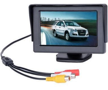 Автомобильный дисплей LCD 4.3'' для двух камер