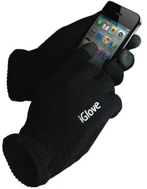 Перчатки для сенсорных экранов iGlove, Перчатки сенсорные, Перчатки для телефона, Черный