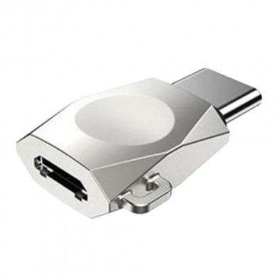 Переходник адаптер OTG HOCO UA8 Micro USB to Type-C, серый