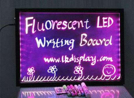 FLUORECENT BOARD 50*70 + adapter + controller Светящийся борд. LED доска Fluorecent Board. Доска для маркера