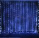 Гірлянд штора водоспад Синя роса 3x3 м 300 діодів на мідному дроті світлодіодна Xmas 300 LED B-9 3мx3м