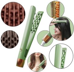 3D щипцы для завивки объемный утюжок для волос HAIR CLIPER XL-618 гофре щипцы для придания объема,универсальный стайлинг,гофре-плойка "кукуруза" для создания стильных и объемных укладок 