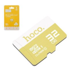 SD карта памяти HOCO Speed Memory Card 32GB, Золотой