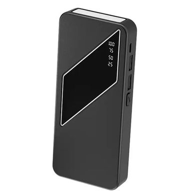 Повербанк Power Bank Viaking N9 50000mAh Black,портативное зарядное устройство с индикатором, фонариком, 2xUSB, MicroUSB, Type-C, Lightning, Черный