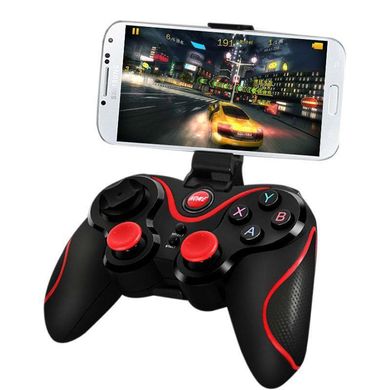 Беспроводной джойстик Геймпад S5 Джойстик Bluetooth для PC iOS Android для смартфона, планшета, PC, Черный