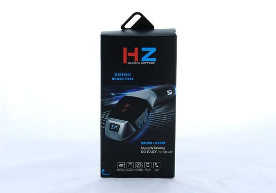 FM Модулятор для автомобіля HZ H20BT, трансмітер для авто, автомобільний плеєр чорний