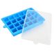 Универсальная практичная Силиконовая форма для льда с крышкой разные цвета 24 ячейки не деформируется, для многократного использования, удобная планшетка-контейнер для кубиков льда не впитывает запахи холодильника