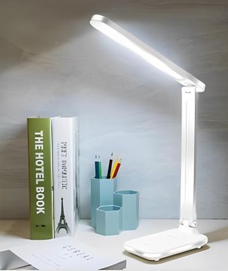 Акумуляторна настільна лампа X-BAIL BL-201 Table Lamp, складна світлодіодна LED лампа USB, Білий