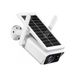 Уличная WIFI камера беспроводная автономная для наружного видеонаблюдения Solar ABQ-Q1 аккумуляторная цветная для круглосуточного наблюдения с возможностью просмотра, управления кнопкой тревоги, записи видео из любой точки мира
