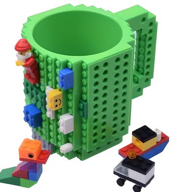 Кружка в стиле лего 350ml Чашка-конструктор Lego