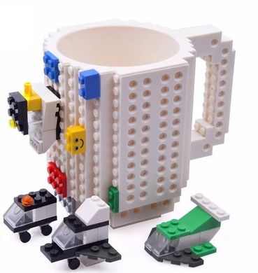 Кружка в стиле лего 350ml Чашка-конструктор Lego