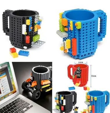 Кухоль в стилі лего 350ml Чашка-конструктор Lego