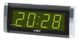 Електронний годинник з будильником vst 730 green
