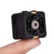 Міні камера SQ11 нічного бачення HD 1080, маленька камера, прихований відеореєстратор, датчик руху, Чорний