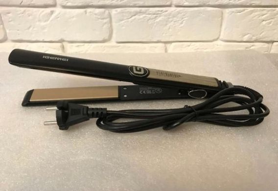 Випрямляч прасок для волосся Gemei GM-416 стайлер з LED дисплеєм, 5 температурних режимів