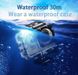 Спортивная универсальная видео экшн-камера Waterproof Sport Action Camera WiFi 4K Ultra HD D800 портативная компактная прочная с пультом, аква боксом и набором креплений для съемки в экстремальных условиях и во время движения, съемки под водой до 30м
