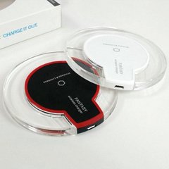 Бездротова зарядка Wireless Charger Fantasy з андроїд адаптер, Android, Чорний білий