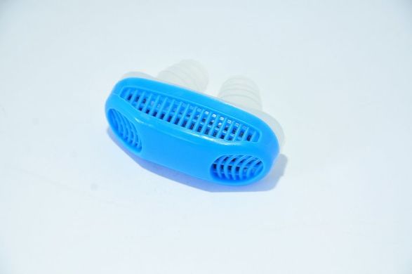 Антихрап и очиститель воздуха 2 в 1 Anti Snoring & Air Purifier Клипса фильтр от храпа, Средство от храпа, Синий