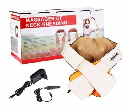 Роликовий масажер для шиї, плечей та спини Massager of Neck Kneading