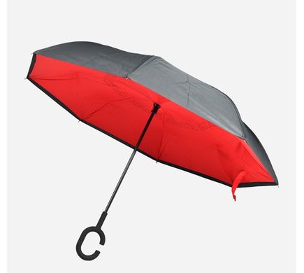 Умный зонт-трость наоборот Umblerlla, Зонт обратного сложения со специальной ручкой Hands-Free
