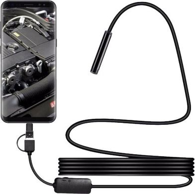 Камера гибкая Endoscope (2м*7мм) под Аndroid (USB) 7мм 5мм
