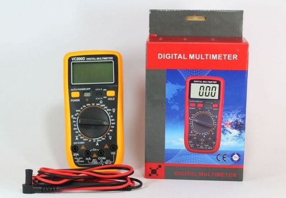 Професійний цифровий мультиметр (синометр) тестер DT VC 61 з функцією вимірювання температури