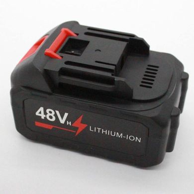 Аккумулятор 48V для цепной пилы, Аккумуляторная батарея Li-Ion для инструмента, Дополнительный запасной литий-ионный для мини пилы, сменная универсальная запаска для электроинструмента совместим с различными моделями