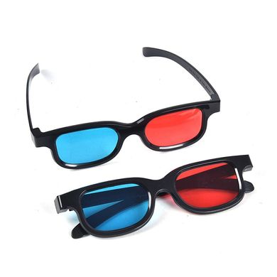 Анагліфні 3D окуляри TV Digital стерео, телевізійні аксесуари, Чорний