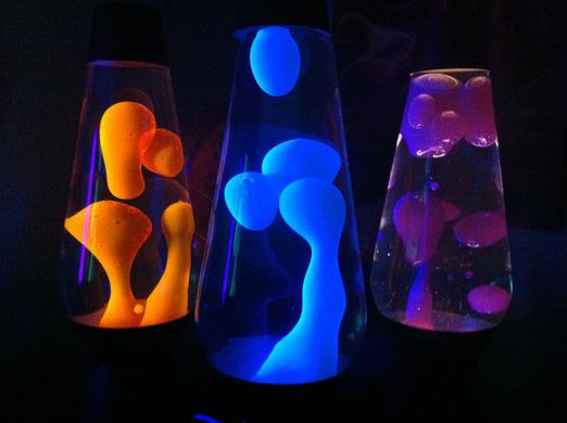 Лава лампа 35 см (Lava Lamp), парафінова лампа, Різні кольори