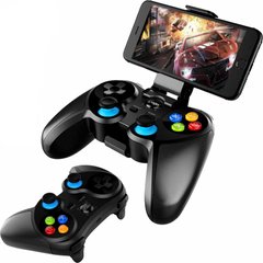 Бездротовий джойстик для телефону Gamepad iPega PG-9157, Бездротовий геймпад Android/iOS, Чорний