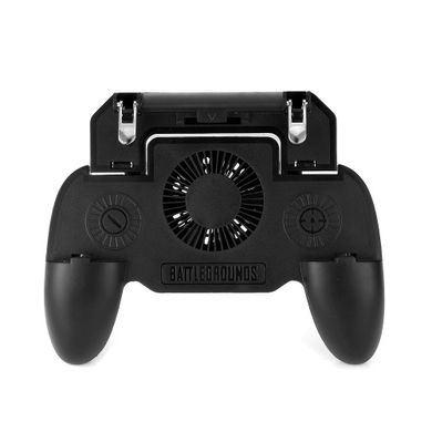 Беспроводной геймпад для телефона Gamepad SR PUBG, Игровой мобильный триггер контроллер с охлаждением, Черный