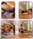 Портативний та зручний масажний Валик точковий для фітнесу йоги пілатесу розтяжки та стретчингу 33 см ролик для тренування м'язів, компактний ребристий з виїмкою з поглибленням для хребта, масажер для спини, шиї, ніг, самомасаж для тренувань у залі