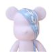 Флюидный Мишка Punk Fluid Bear Bearbrick с Красками большой, уникальный набор для творчества сделай сам DIY мишка флюид-арт,комплект с медвежонком высотой 23 см, своими руками индивидуальный медведь,детский творческий бокс