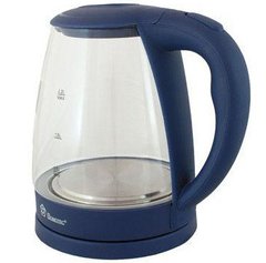Електричний чайник Domotec MS 8211 синій з LED підсвічуванням