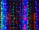 Светодиодная гирлянда штора водопад мульти разноцветная  3Mx3M 320 диодов RGB