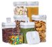 Кухонний органайзер для сипучих, набір контейнерів для зберігання їжі та круп Food Storage Container Set 7 ємностей, Білий