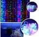 Світлодіодна гірлянда штора водоспад мульти різнокольорова 3Mx3M 320 діодів RGB