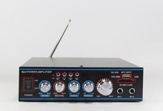 Підсилювач звуку UKC AMP OK-309, Чорний