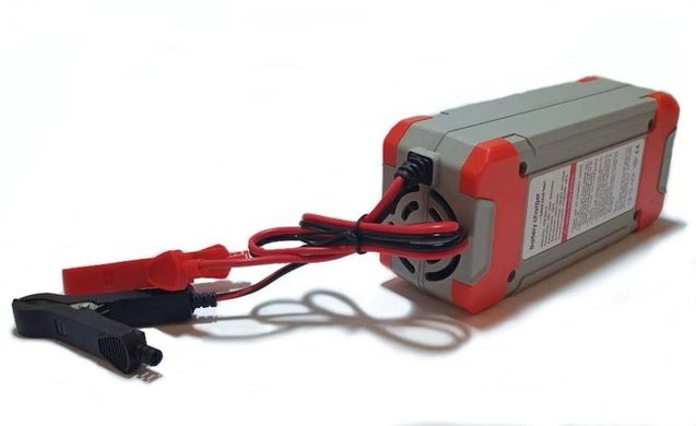 Умное Автоматическое Зарядное Устройство Для Аккумулятора С ЖК Дисплеем Smart Pulse Charger 10,0Ач/12В-24В для гелевых, кислотных, AGM аккумуляторов, Автомобильная зарядка, Пуско зарядное устройство Защита от замыкания, перезарядки